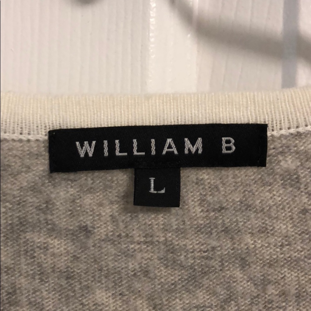 William B White & Gray Striped Sweater View 3